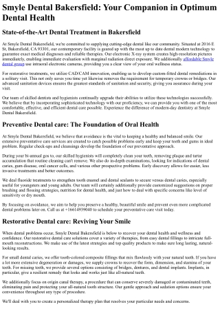 Smyle Dental Bakersfield