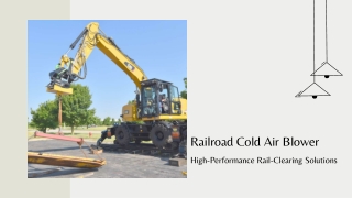 Railroad Cold Air Blower by Mitchell Railgear