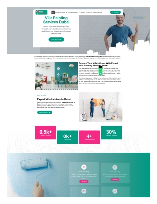 Villa Painting Services Dubai - Quality Painting Services