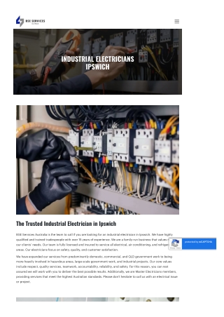 Industrial Electricians Ipswich