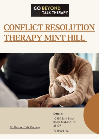 Resolve Conflicts with Care in Mint Hill