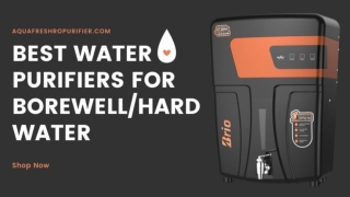 5 Best Water Purifiers for Borewell Water