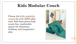 Kids Modular Couch