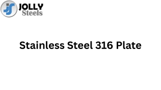 Stainless Steel 316 Plate