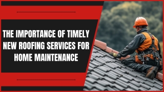 High-Quality New Roof Installations