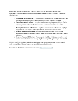 Know how Microsoft 365 Copilot saves you time?