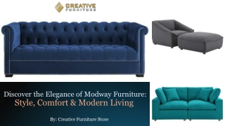 Discover the Elegance of Modway Furniture:​ Style, Comfort & Modern Living