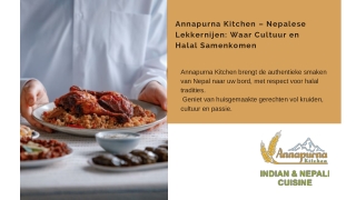 Beleef het Hart van Nepal bij Annapurna Kitchen – Een Halal Nepalees Restaurant