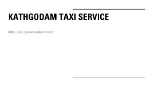 Kathgodam Taxi Service