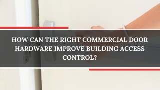 Industrial Entrance Solutions for Safer Workplaces