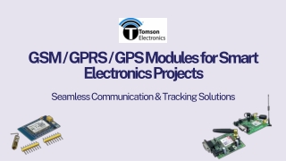 GSM  GPRS  GPS Modules for Smart Electronics Projects - Tomson ELectronics