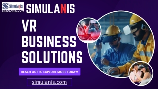 VR BUSINESS SOLUTIONS  | Simulanis