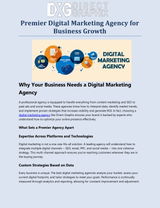 Premier Digital Marketing Agency for Business Growth