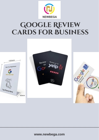 Google Review Cards for Business