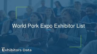 World Pork Expo Exhibitor List