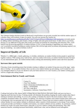 6 Reasons Why You Absolutely Must Have an Outdoor Kitchen This Summer