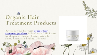 Organic Hair Treatment Products
