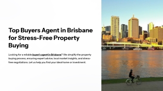 Brisbane’s Trusted Buyers Agent—Save Time and Money