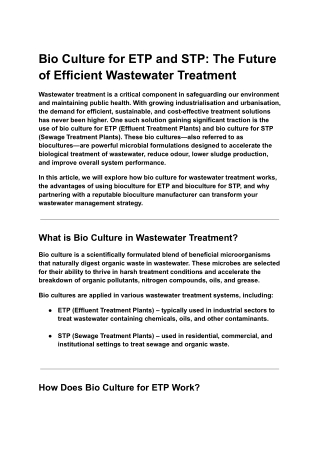 Bio Culture for ETP and STP_ The Future of Efficient Wastewater Treatment (1)