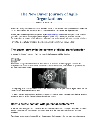 Brother Cell Phone List 2025