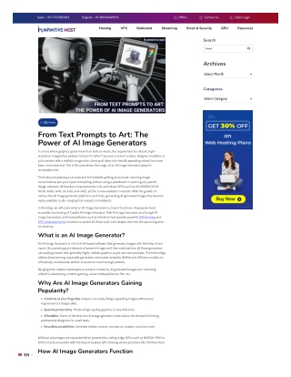 From Text Prompts to Art The Power of AI Image Generators