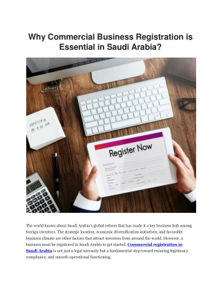 Commercial Registration in Saudi Arabia Start Strong with Company Hubs