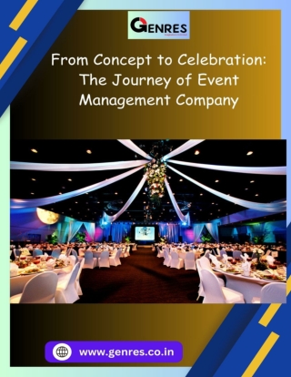 From Concept to Celebration The Journey of Event Management Company