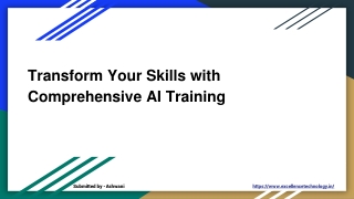 Transform Your Skills with Comprehensive AI Training