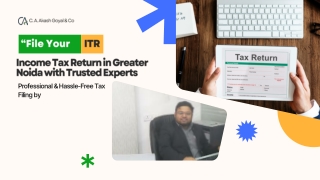 File Your Income Tax Return in Greater Noida with Trusted Experts