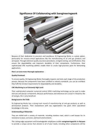 ss engineering works in Haryana