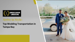 Luxury Wedding Transportation in Tampa Bay
