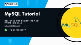MySQL Tutorial | A Complete Guide for Beginners - Tpoint Tech