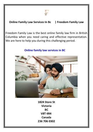 Online Family Law Services In Bc​  Freedom Family Law