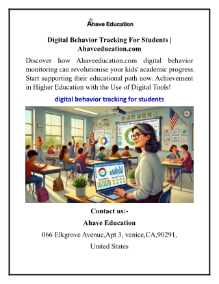Digital Behavior Tracking For Students Ahaveeducation.com
