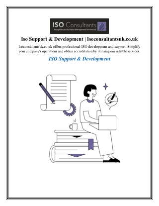 Iso Support & Development Isoconsultantsuk.co.uk