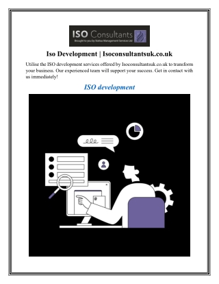 Iso Development Isoconsultantsuk.co.uk
