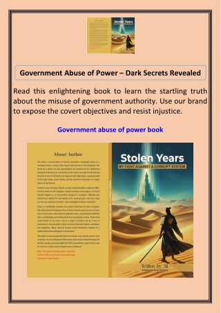 Government Abuse of Power Dark Secrets Revealed