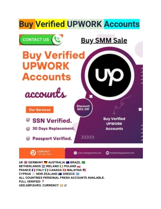Best Place to Buy Verified UPWORK Accounts in July 2024.pdf