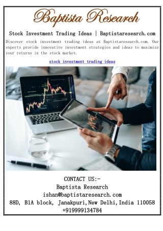 Paid Equity Research Reports | Baptistaresearch.com