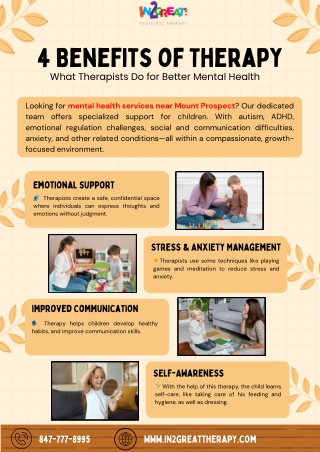 4 Benefits of Therapy What Therapists Do for Better Mental Health