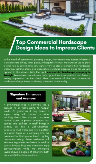 Top Commercial Hardscape Design Ideas to Impress Clients