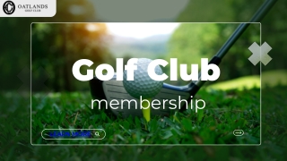 Golf Club Membership