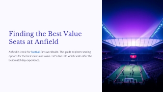 Experience Premium Liverpool FC Hospitality with LFC Hospitality in the UK