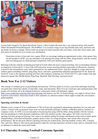 Nothing Else Pub Sporting Activities Bar & Games