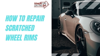 How to Repair Scratched Wheel Rims