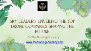 Sky Leaders_ Unveiling the Top Drone Companies Shaping the Future.pptx