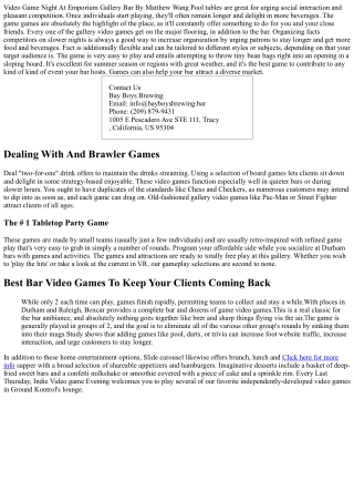 Austin Arcade Video Games & Bar