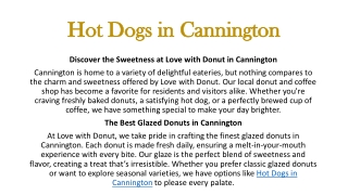 Hot Dogs in Cannington
