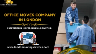 Office Moves Company in London