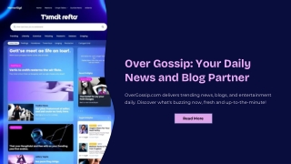 Over Gossip Is Your Daily News and Blog Partner
